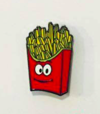 Saint Side Fries Pin