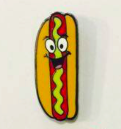 Saint Side Hot Dog Pin