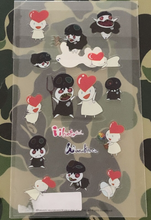Load image into Gallery viewer, Takashi Murakami Miss Good Mr Bad Sticker Set New
