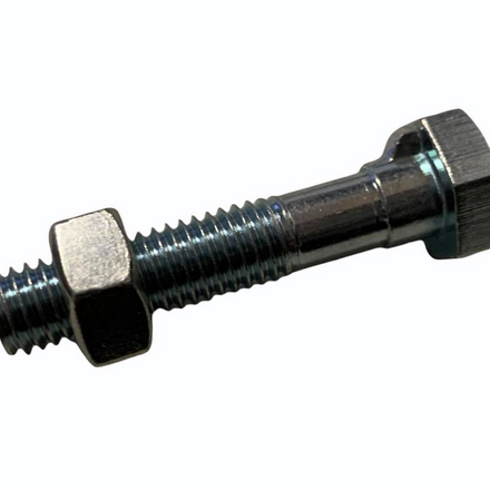 Seat Bolt with Nut for Bicycle Seat Post Clamp Chrome