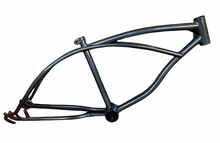 Load image into Gallery viewer, 20&quot; Bicycle Frame in Gloss Black with Rainbow Stardust Sparkle Powder Coated

