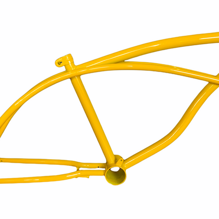20" Bicycle Frame in Gloss Mustard Yellow