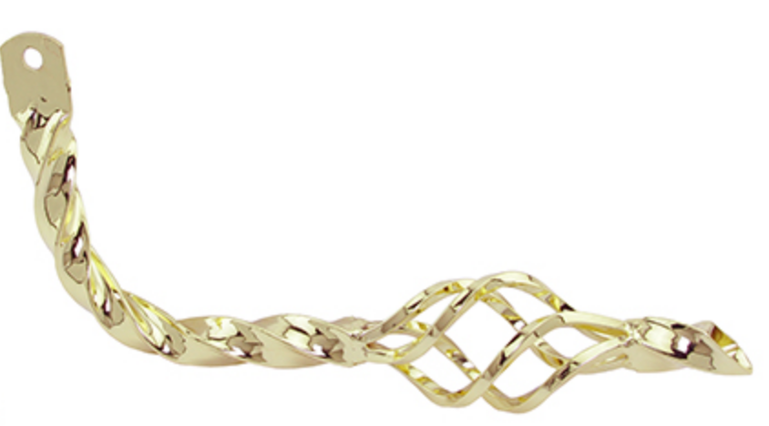 Twist Muffler with Cage Gold