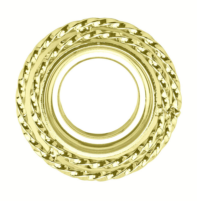 Lowrider Square Double Twisted Headset Cup Gold