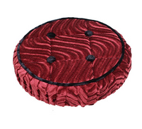 Lowrider Steering Wheel Cover Velour Red