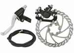 Diskette Front Brake Set Black and Chrome