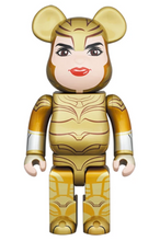 Load image into Gallery viewer, BE@RBRICK 400% Wonder Woman Gold Armour Version
