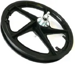 20" 5 Spoke Plastic Rear Wheel Black "Tuff" Style