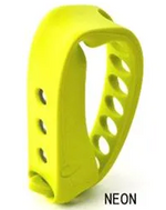 Silicone 3x RED LED Light with USB Recharge in Neon Yellow