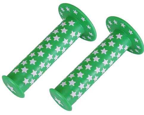 Star Grips, Green with White Star