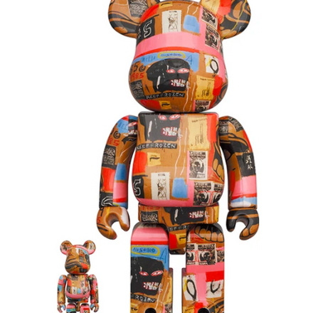 BE@RBRICK 100% & 400% Set Andy Warhol x Jean-Michel Basquiat #2