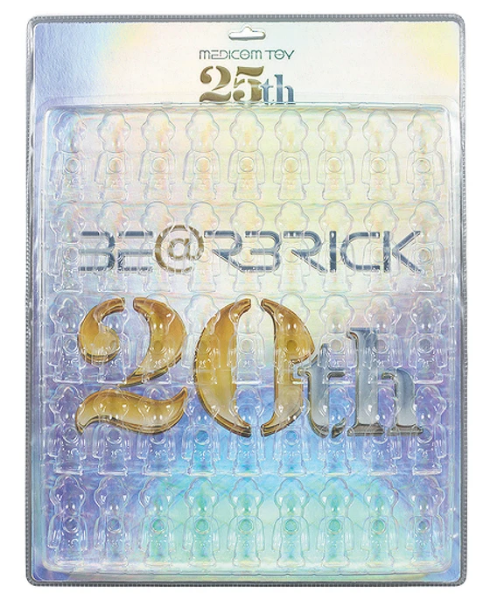 Medicom Toy 20th Anniversary Be@rbrick 100% Blister Board Display