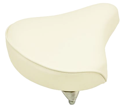 Beach Cruiser Saddle Vinyl 209 Seat White