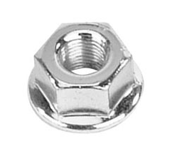 Hub Axle Nut 5/16 x 26T Chrome for Front Wheels