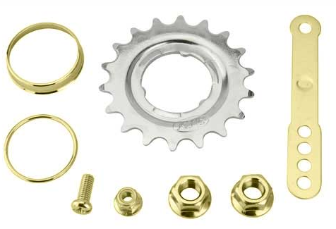 18T Coaster Hub Rear Sprocket Kit Gold