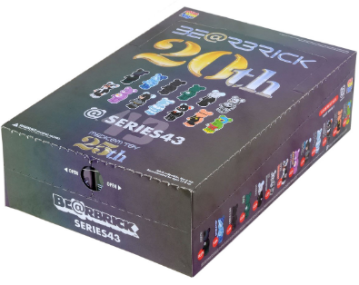 Medicom Toy 100% Bearbrick - Series 43 - Sealed Box of 24