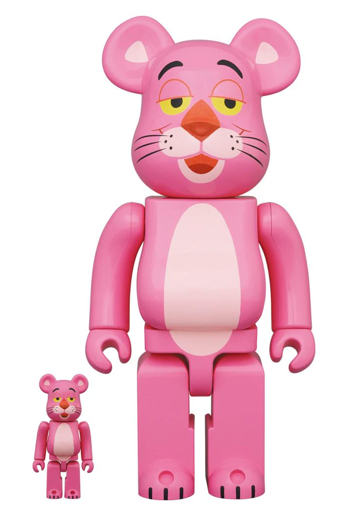 Medicom Toy BE@RBRICK - Pink Panther 100% & 400% Bearbrick