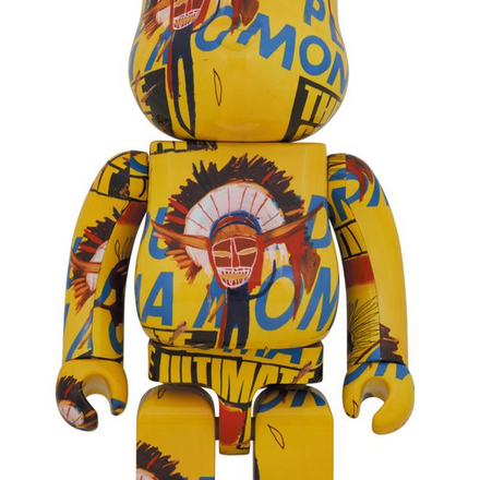 Medicom Toy BE@RBRICK - Andy Warhol x Jean Michel Basquiat #3 1000% Bearbrick