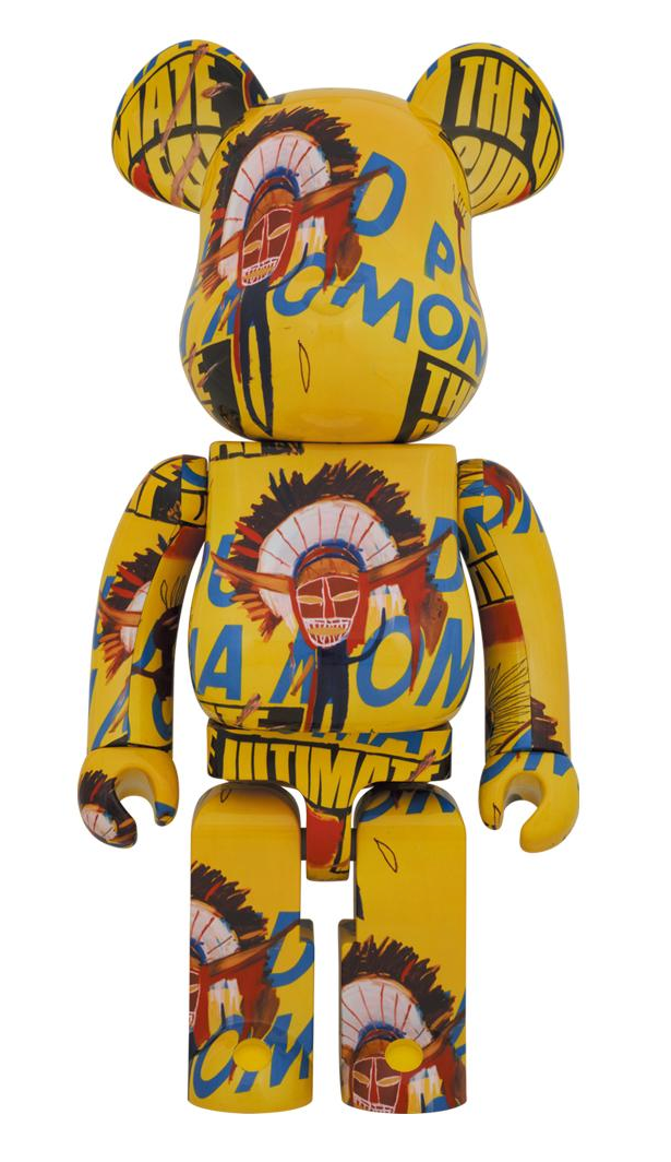Medicom Toy BE@RBRICK - Andy Warhol x Jean Michel Basquiat #3 1000% Bearbrick
