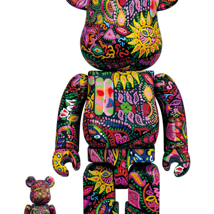 Medicom Toy BE@RBRICK - Psychedelic Paisley 100% & 400% Bearbrick