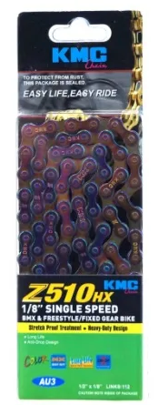 KMC Bicycle Chain Z510HX 1/2