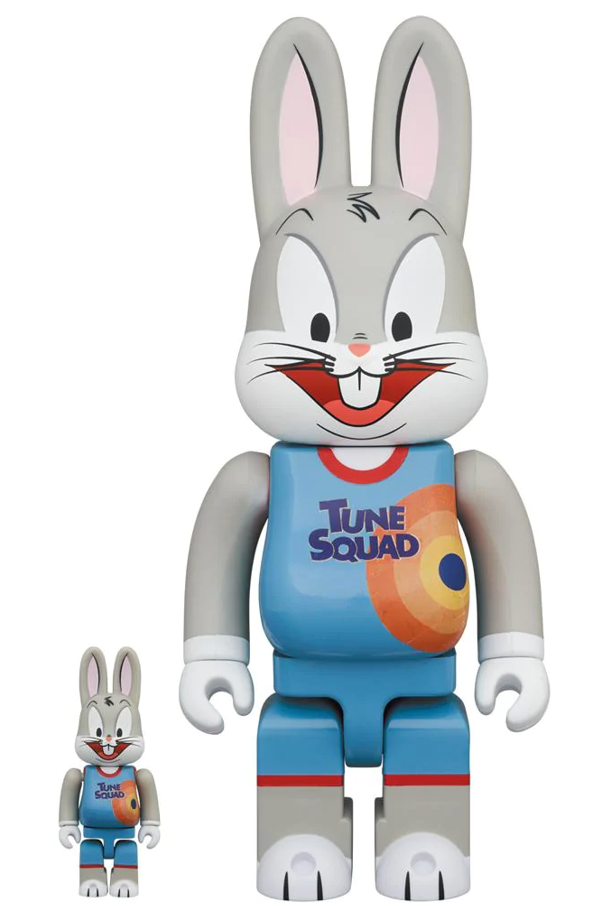 Medicom Toy BE@RBRICK Space Jam Bugs Bunny 100% & 400% Bearbrick