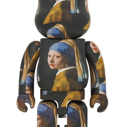 Medicom Toy BE@RBRICK - Johannes Vermeer "Girl with a Pearl Earring" 1000% Bearbrick