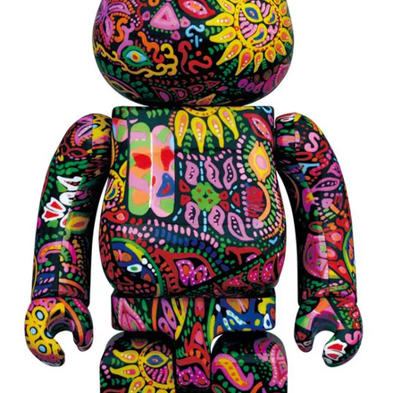 Medicom Toy BE@RBRICK - Psychedelic Paisley 1000% Bearbrick