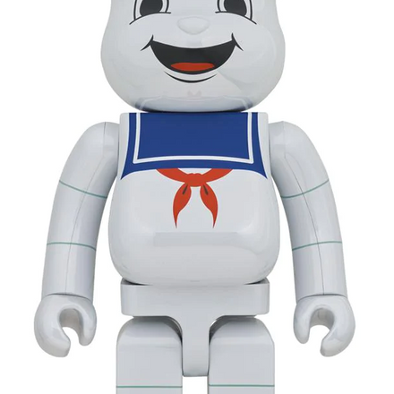 Medicom Toy BE@RBRICK - Stay Puft Marshmellow Man White Chrome Version 1000% Bearbrick