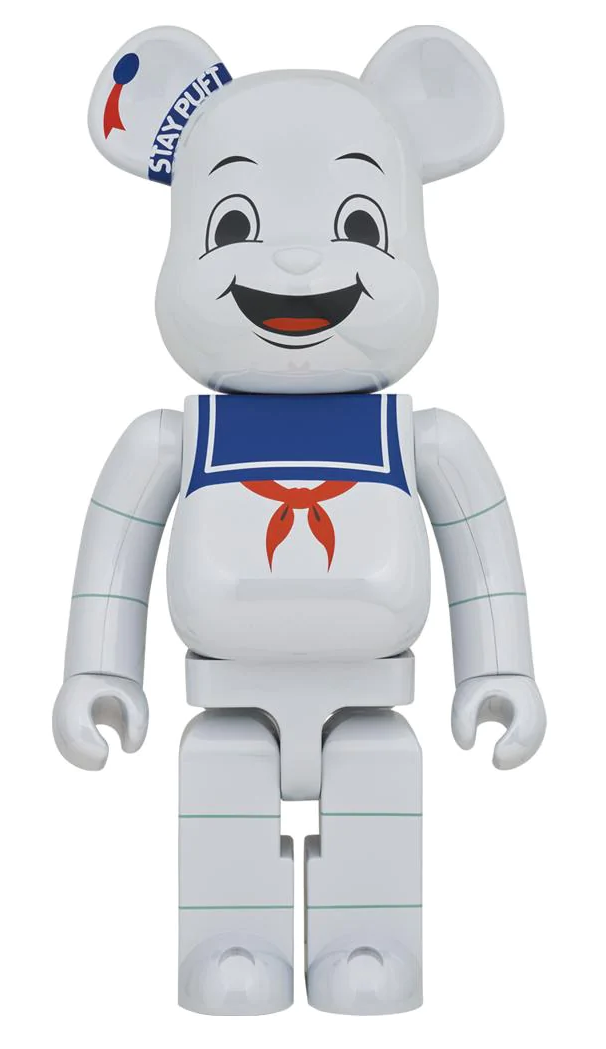 Medicom Toy BE@RBRICK - Stay Puft Marshmellow Man White Chrome Version 1000% Bearbrick