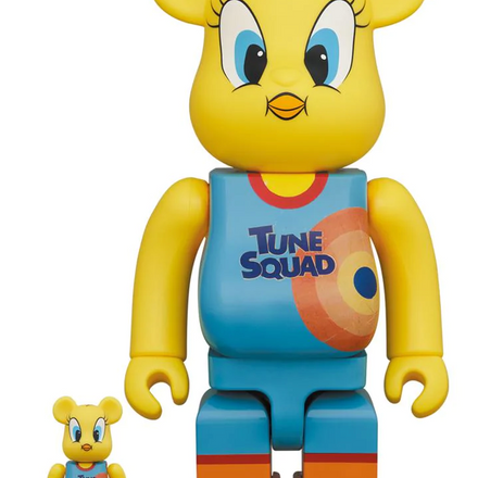 Medicom Toy BE@RBRICK Space Jam Tweety 100% & 400% Bearbrick