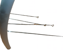 Load image into Gallery viewer, 26&quot; Mudguard Set Front and Rear Alloy with Dull Silver Look Polish
