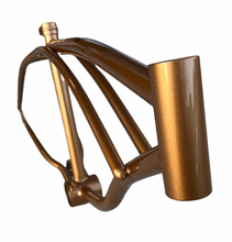 Load image into Gallery viewer, 20&quot; Bicycle Frame in True Gold Metallic Gloss

