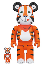 Load image into Gallery viewer, Medicom Toy BE@RBRICK - Tony The Tiger 100 &amp; 400% Bearbrick
