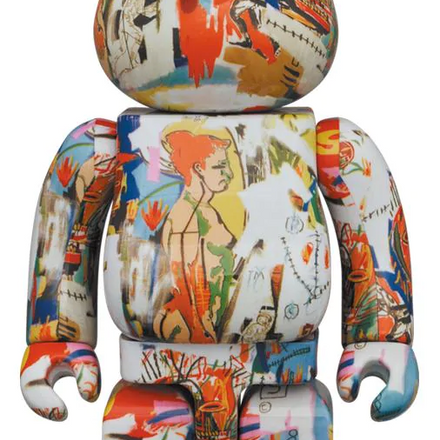 Medicom Toy BE@RBRICK - Andy Warhol x Jean Michel Basquiat #4 1000% Bearbrick