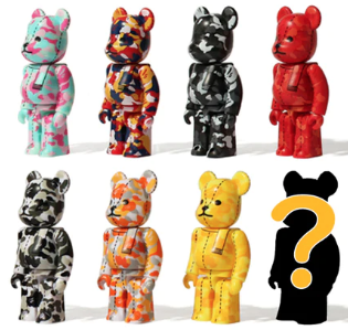 Bearbrick on sale bape 100