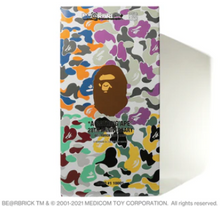 Load image into Gallery viewer, Bearbrick x BAPE 28th Anniversary Camo #1 1000% A Bathing Ape
