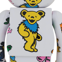 Load image into Gallery viewer, Medicom Toy BE@RBRICK - Grateful Dead &quot;Dancing Bear&quot; 100% &amp; 400% Bearbrick
