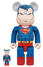 Load image into Gallery viewer, Medicom Toy BE@RBRICK - Superman &quot;Batman HUSH Version&quot; 100% &amp; 400% Bearbrick
