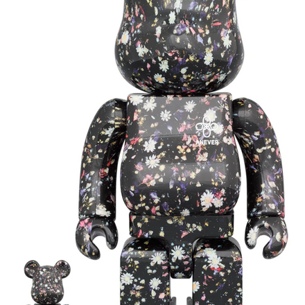 Medicom Toy BE@RBRICK - Anever Black 100% & 400% Bearbrick