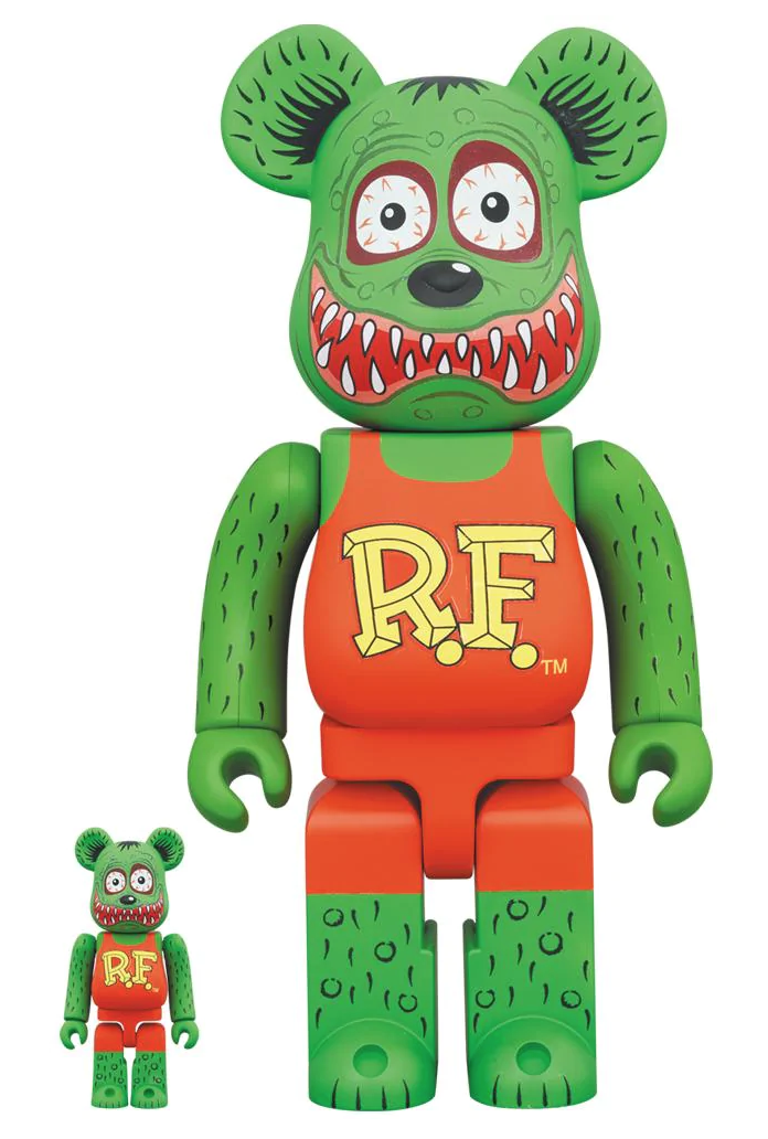 Medicom Toy BE@RBRICK - Rat Fink 100% & 400% Bearbrick