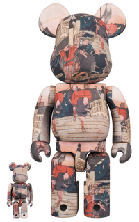 MEDICOM TOY - BE@RBRICK ヒトハタウサギ 100% &amp; 400% dada-nubian-medicom-toy-