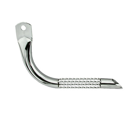 Quad Twist Hollow Oblique Muffler Chrome