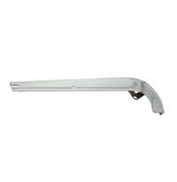 20" Lowrider Chain Guard with Line and Mounts in Chrome
