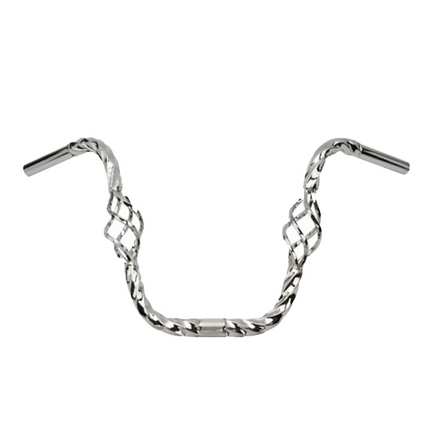 Cage Twisted Handlebar 13" Chrome