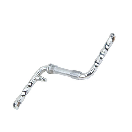 One Piece Crank Twisted 4 1/2 (115mm) Chrome