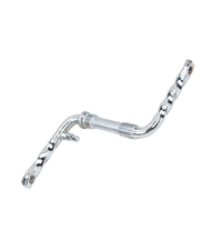 One Piece Crank Twisted 4 1/2 (115mm) Chrome