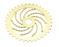 36T Plain Chain Ring Black