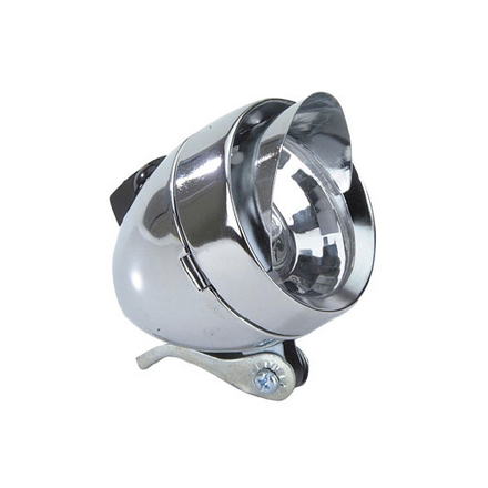 Bullet Light 3 LED Battery Operated Chrome with Visor Included