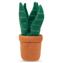 Load image into Gallery viewer, Zippy Paws Snake Plant Plush Squeaker Toy
